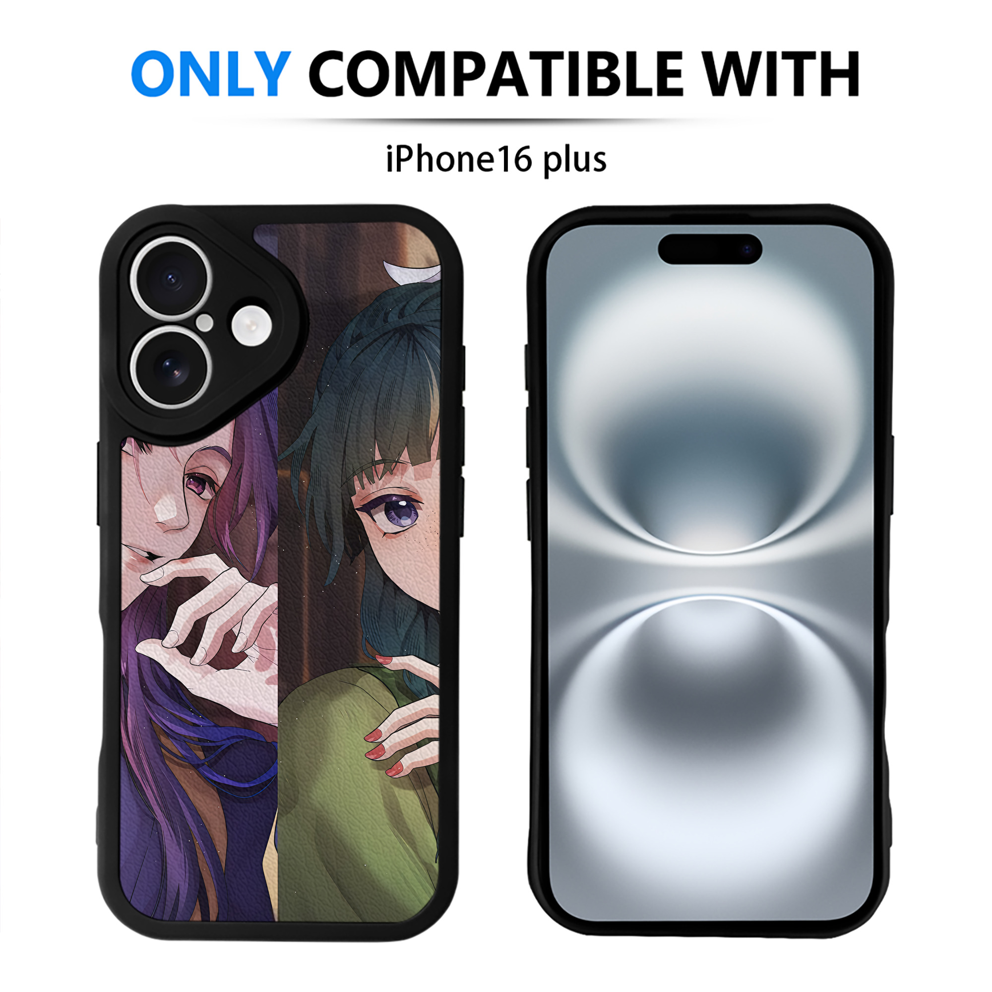 （画像用） 薬屋のひとりごと The Apothecary Diaries 【iPhone 16シリーズ対応】シリコンスマホケース（レザー調） 材質：シリコン